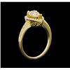 Image 4 : 14KT Yellow Gold 1.26 ctw Diamond Ring