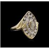 Image 1 : 1.15 ctw Diamond Ring - 14KT Yellow Gold