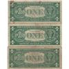 Image 2 : 1957 $1 Star Note Silver Certificate Currency Lot of 3