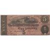 Image 1 : 1864 $5 Confederate States of America Bank Note