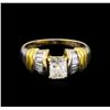 Image 2 : GIA Cert 1.26 ctw Diamond Ring - 18KT Two-Tone Gold