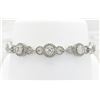 Image 2 : 4.00 ctw Diamond Bracelet - 14KT White Gold