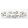 Image 3 : 4.00 ctw Diamond Bracelet - 14KT White Gold