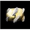 Image 2 : 0.60 ctw Diamond Claw Design Ring - 14KT Yellow Gold