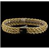 Image 2 : 1.85 ctw Diamond Rope Bracelet - 14KT Yellow Gold