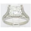 Image 1 : GIA Certified 3.25 ctw Diamond Ring - 14KT White Gold