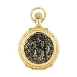 Antique Illinois Watch Co. Pocket Watch - 14KT Yellow Gold