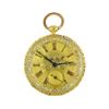 Image 1 : Fusee Open-Face Pocket Watch - 14KT Yellow Gold