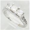 Image 6 : 1.31 ctw Diamond Ring - 14KT White Gold