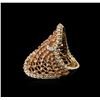 Image 3 : 14KT Two-Tone Gold 1.63 ctw Diamond Ring