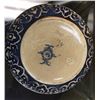 Image 6 : Buffalo Pottery, Blue & White Ceramic Pitcher c.1906