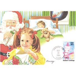 Santa Claus 1984 Fleetwood First Day of Issue Maximum Card