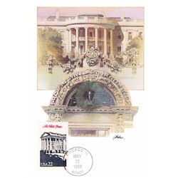 The White House The Presidents of the United States The First Day of Issue Maximum Cards by Fleetwoo