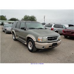 2000 - FORD EXPLORER // TEXAS REGISTRATION ONLY