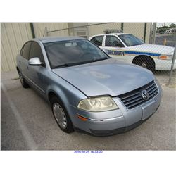 2005 - VOLKSWAGEN PASSAT// REBUILT SALVAGE