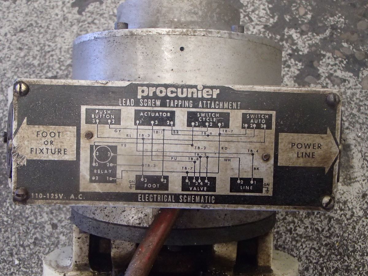 Procunier Size 3 Lead Screw Tapping Attachment