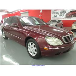 2001 - MERCEDES BENZ S500