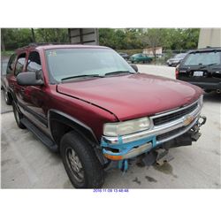 2001 - CHEVROLET TAHOE