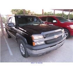 2004 - CHEVROLET AVALANCHE