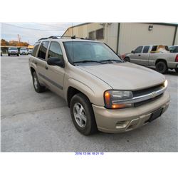 2005 - CHEVROLET TRAIL BLAZER/ SCRAP / U.S. DEALER ONLY