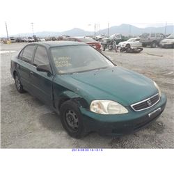 1999 - HONDA CIVIC / REBUILT SALVAGE
