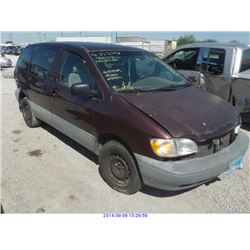 2000 - TOYOTA SIENNA / REBUILT SALVAGE