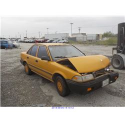 1989 - TOYOTA COROLLA / REBUILT SALVAGE