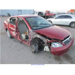 2005 - TOYOTA COROLLA // PARTS ONLY
