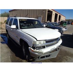 2002 - CHEVROLET TAHOE
