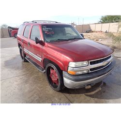 2002 - CHEVROLET TAHOE