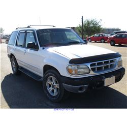1999 - FORD EXPLORER // TEXAS REGISTRATION ONLY / REBUILT SALVAGE