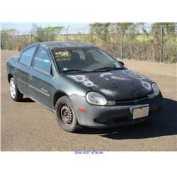 2001 - DODGE NEON // TEXAS REGISTRATION ONLY