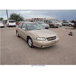 2001 - CHEVROLET MALIBU // TEXAS REGISTRATION ONLY