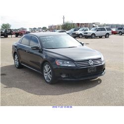 2012 - VOLKSWAGEN PASSAT // TEXAS REGISTRATION ONLY/ REBUILT SALVAGE