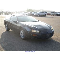 2001 - CHEVROLET CAMARO // TEXAS REGISTRATION ONLY