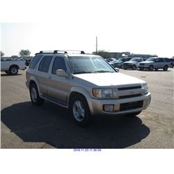 2001 - INFINITI QX4 // TEXAS REGISTRATION ONLY