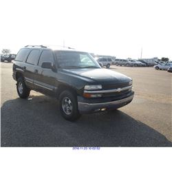 2004 - CHEVROLET TAHOE // REBUILT SALVAGE // TEXAS REGISTRATION ONLY