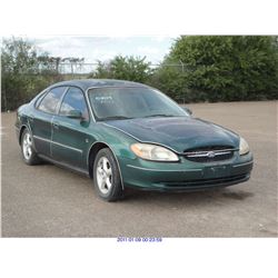 2000 - FORD TAURUS // TEXAS REGISTRATION ONLY