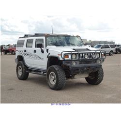 2003 - HUMMER H2 // TEXAS REGISTRATION ONLY
