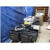 Image 1 : OFFICE EQUIPMENT; MONITORS, COMPUTERS, PROJECTOR, PRINTERS, SHELVES, TABLES, PCS/WIRE CONNECTIONS