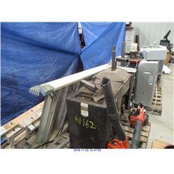 OFFICE EQUIPMENT; MONITORS, LADDER, TIRE MACHINE, AIR BLOWER, PRINTER, PUMPS