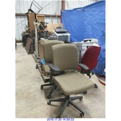 OFFICE EQUIPMENT; CHAIRS, SHELVES, MONITORS, PRINTERS, LAPTOPS, SCALES, DESKS, TABLES, PHONES