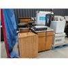 Image 2 : MIXED LOT; CABINETS, SHREDDER, CHAIRS, A/C UNIT, FRIDGE