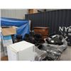 Image 4 : MIXED LOT; CABINETS, SHREDDER, CHAIRS, A/C UNIT, FRIDGE