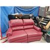 Image 1 : MIXED LOT; SOFA, TRASH CAN, ROLL TOWEL DISPENSER