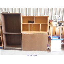 FILE CABINETS, PRINTERS, TABLES, BOOK SHELVES, VACUUM CLEANERS, PROJECTORS, TRASH CAN, CHART BOARD