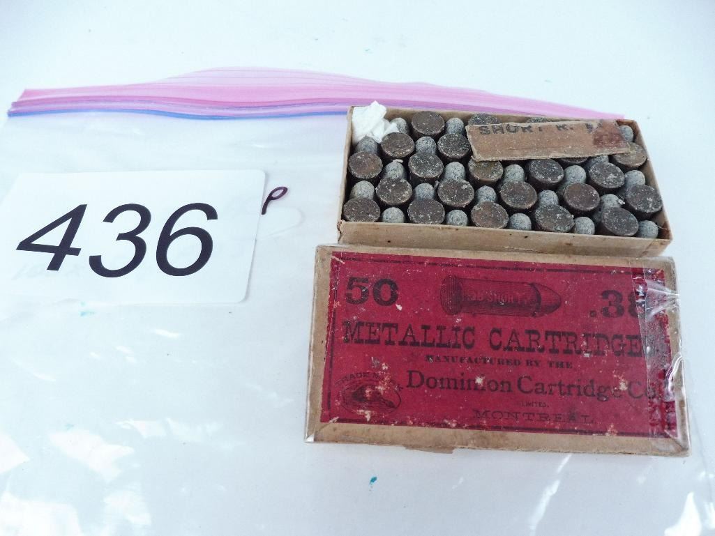 Super rare 38 short rimfire ammo in original box