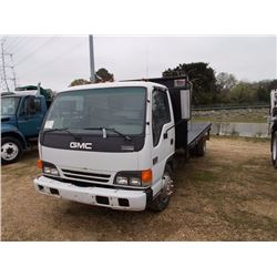 2009 GMC W500 FLATBED TRUCK, VIN/SN:MI0599A159T071505 - GM DIESEL ENG, A/T, 17' FLATBED BODY, ODOMET