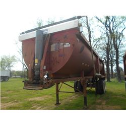 1994 CLEMENTS STEEL END DUMP TRAILER, VIN/SN:1C9BB26B6RM110252 - T/A, 27' LENGTH, ELECT TARP, HIGH L