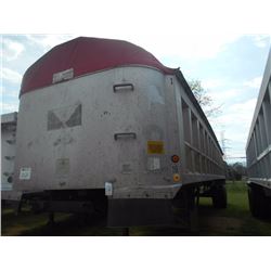 1987 CMC END DUMP TRAILER, VIN/SN:1A9A1ET26H11A9816 - T/A, ALUM, 38' LENGTH, ROLL OVER TARP, 11R24.5